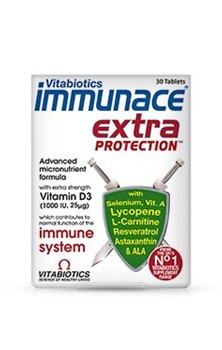 Vitabiotics Immunace Extra Protection 30 Tabs