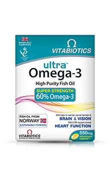 Vitabiotics Ultra Omega 3 Fish Oil High Potency 60